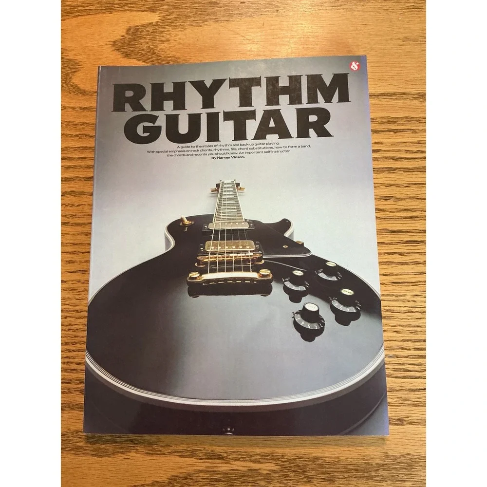 Vintage 1969 Rhythm Guitar by Harvey Vinson Instructional Music Book First Ed